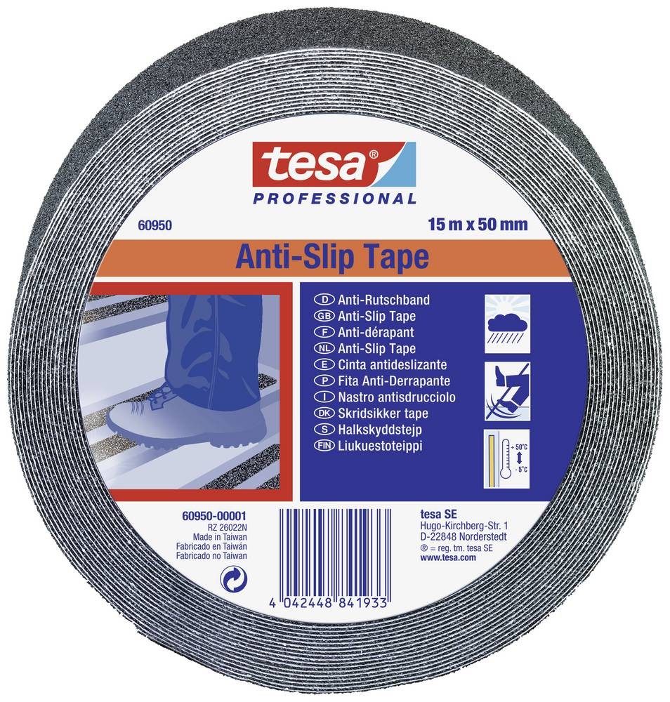 tesa 60950-00001-00 Anti-Rutschband tesa Professional black (L x B)