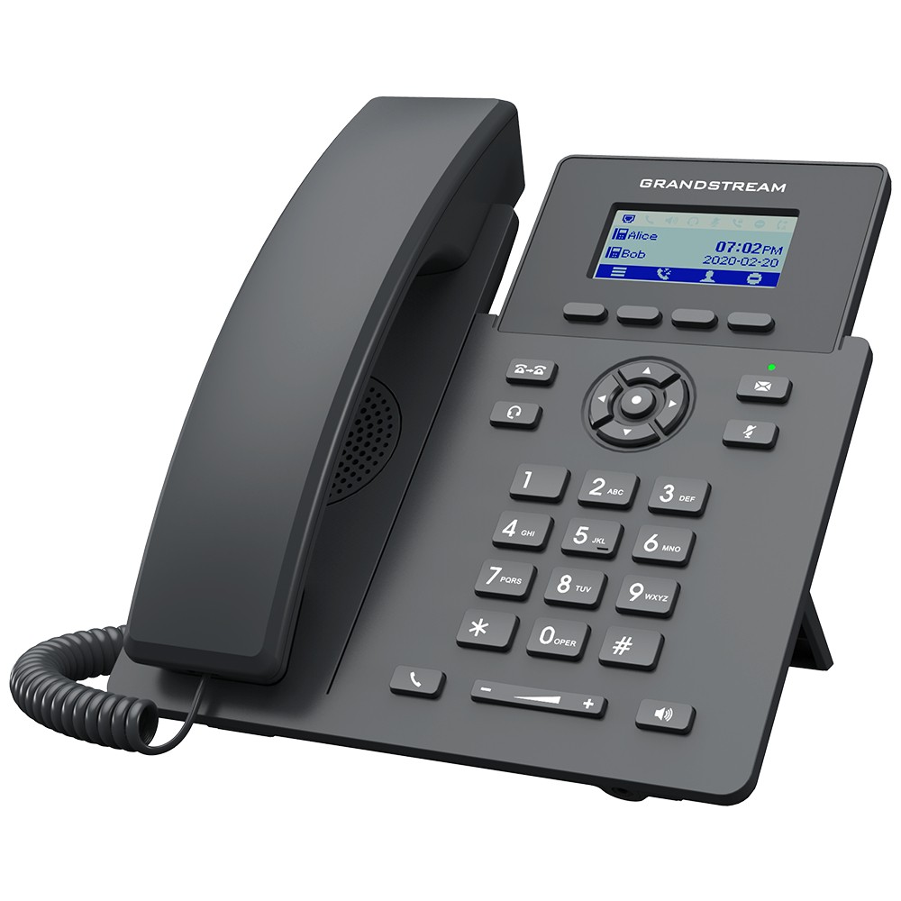 Grandstream Networks GRP2601P IP phone Black 2 lines LCD -