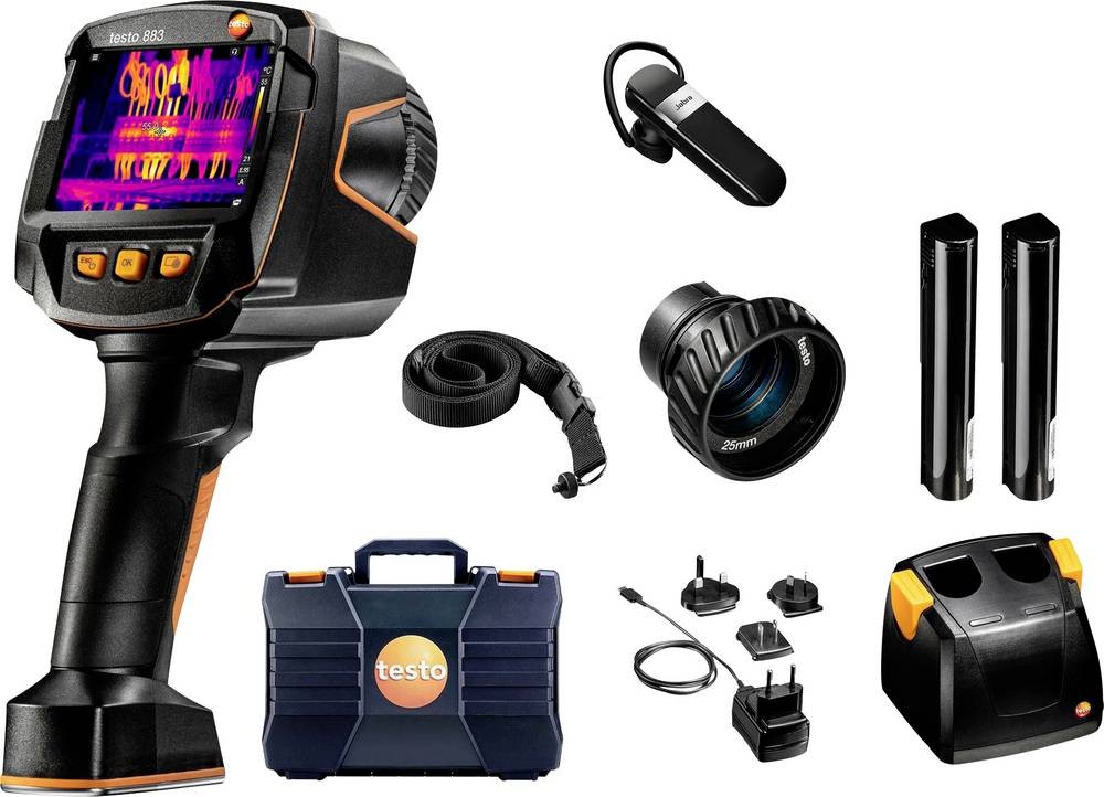 Testo 883-1 Set Wärmebildcamera -30 up to +650°C 27Hz WiFi