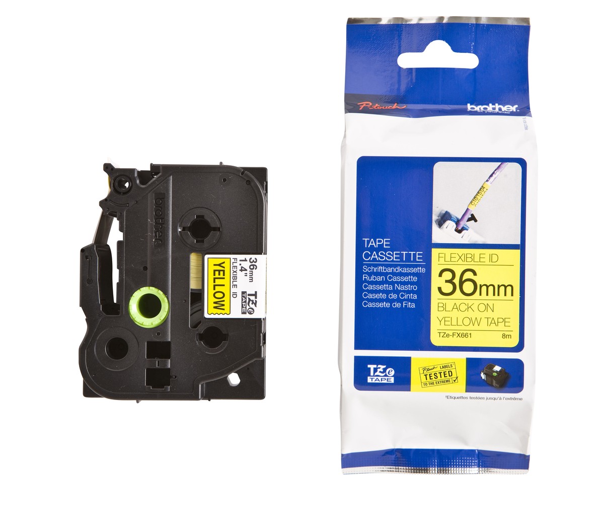 Brother TZE-FX661 nastro per etichettatrice TZ - Brother TZE-FX661,
