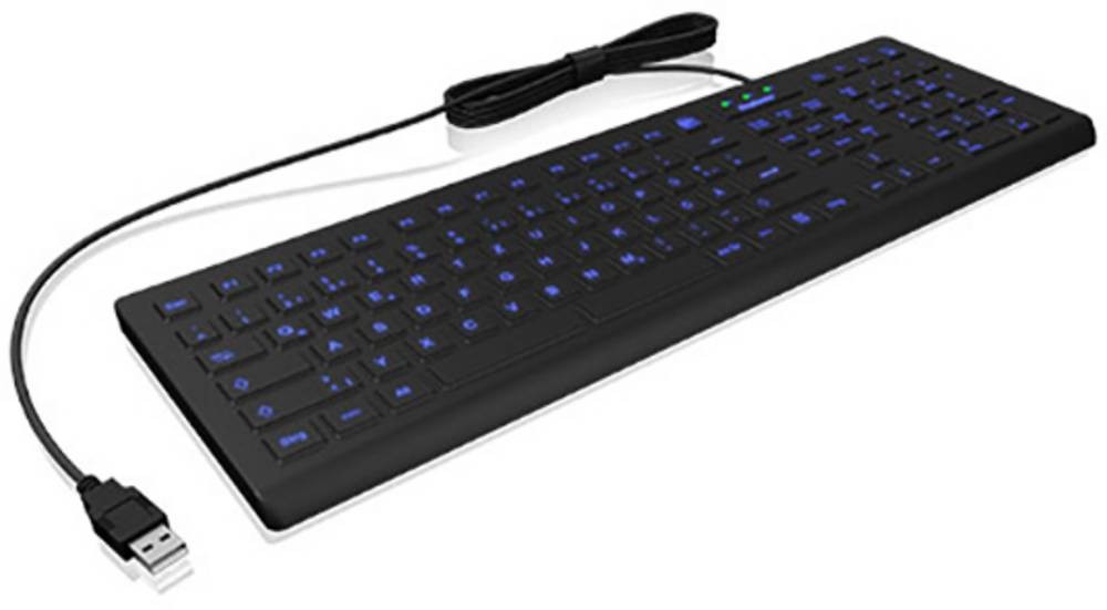 KeySonic KSK-8031INEL-B (DE) Industrietastatur 105T bl