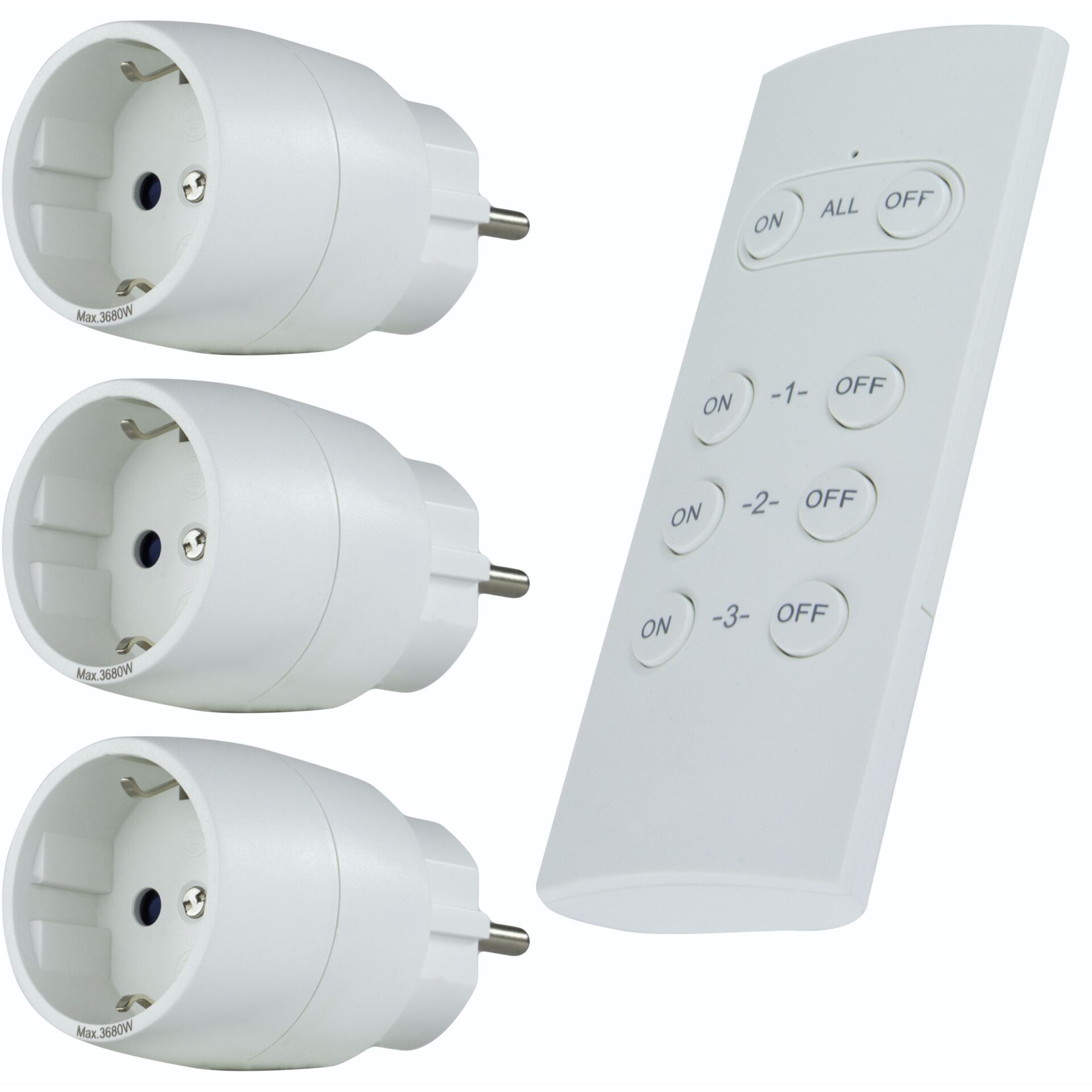 REV 0085500103 smart plug 3680 W White - REV 0085500103, Wireless,