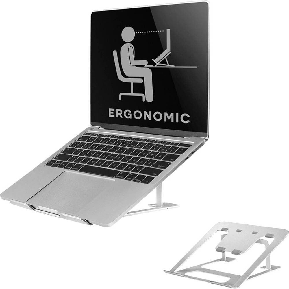 Neomounts NSLS085SILVER Soporte para portátil 10-17" - plegable -