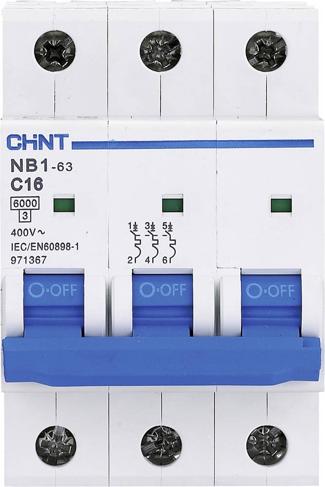 Chint 179691 NB1L Leitungsschutzschalter 3polig 32A