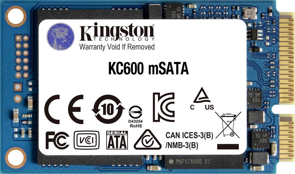 Kingston 512GB Interne mSATA SSD M.2 SATA Retail SKC600MS/512G