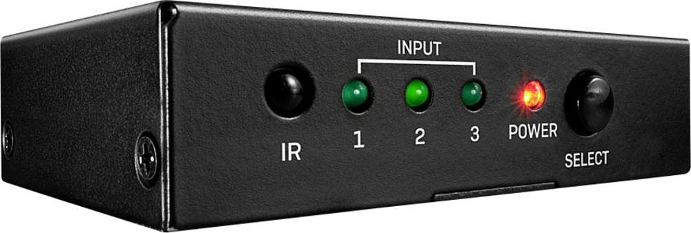 Lindy 3 Port HDMI 18G Switch - Lindy 3 Port HDMI 18G Switch, HDMI,