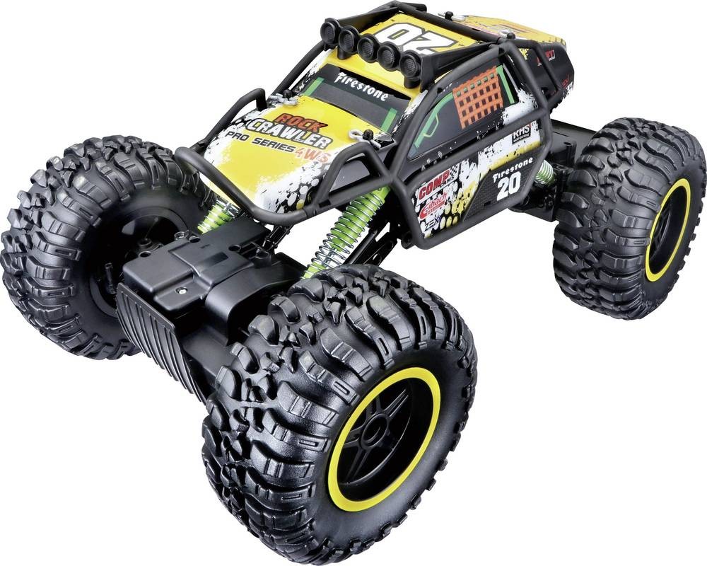 MaistoTech 581334 Rock Crawler Pro RC Einsteiger Modellauto Gelä