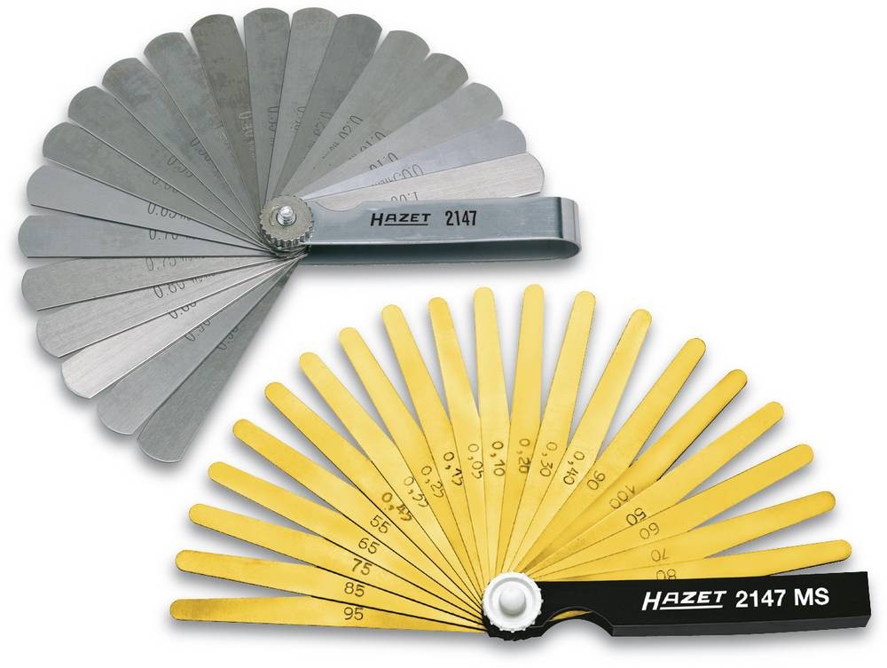 Hazet 2147 Fühlerlehre 0.05 - 1 mm Anzahl Blätter: 20