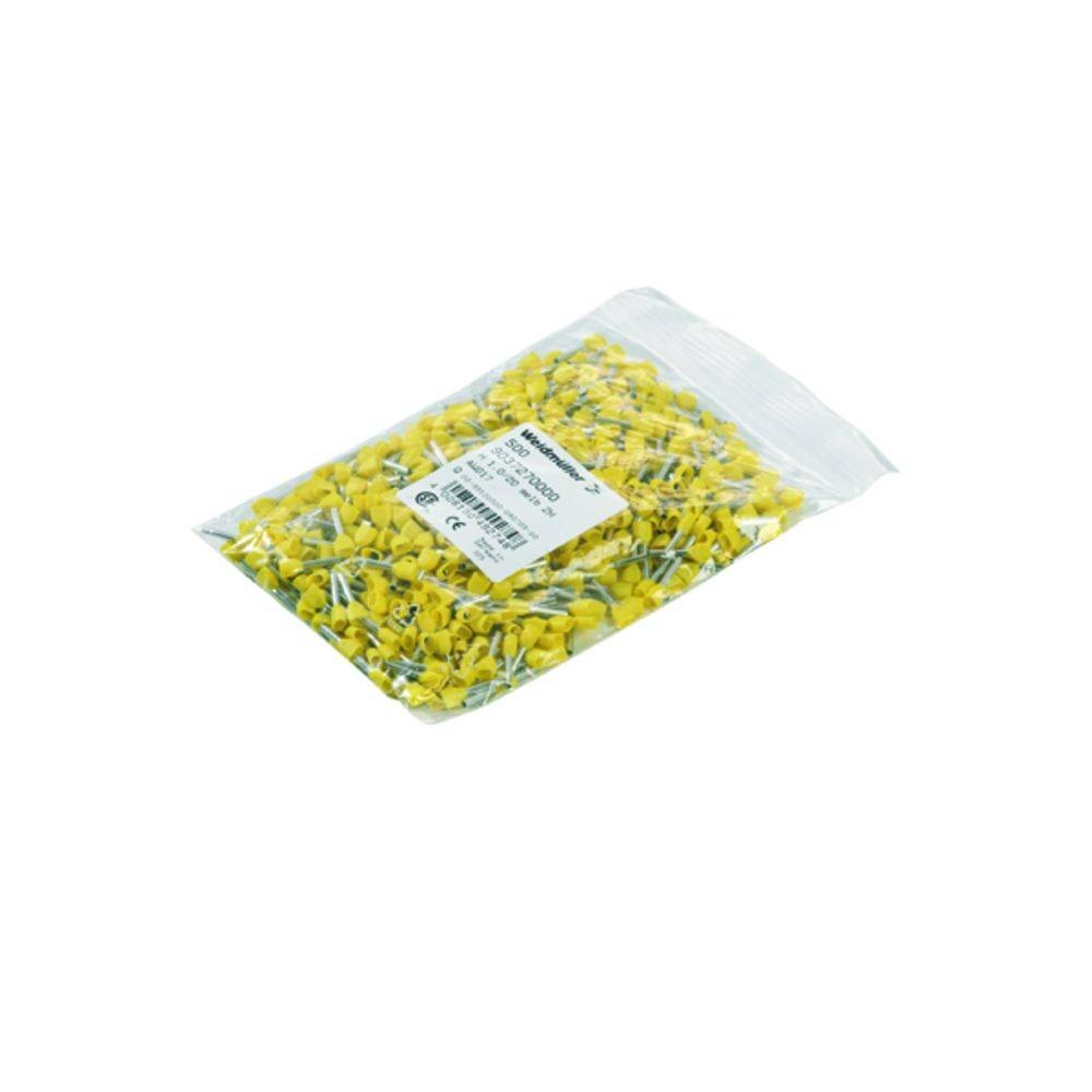 Weidmüller 1139070000 Zwillings-Aderendhülse 0.34mm² Teilisoliert