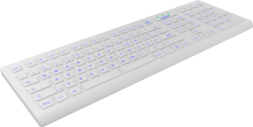 KeySonic -8031INEL-WH (DE) Industrietastatur weiß
