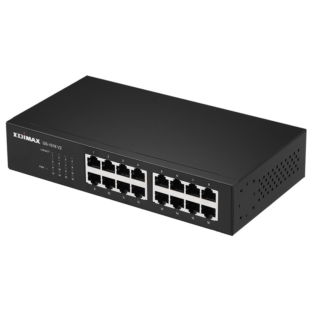 Edimax GS-1016 V2 network switch Managed Gigabit Ethernet (10/100/