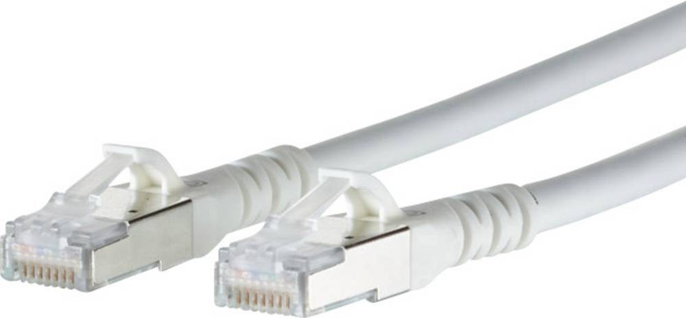 Metz Connect 130845A088-E RJ45 patch cord CAT 6a S/FTP 10.00m white