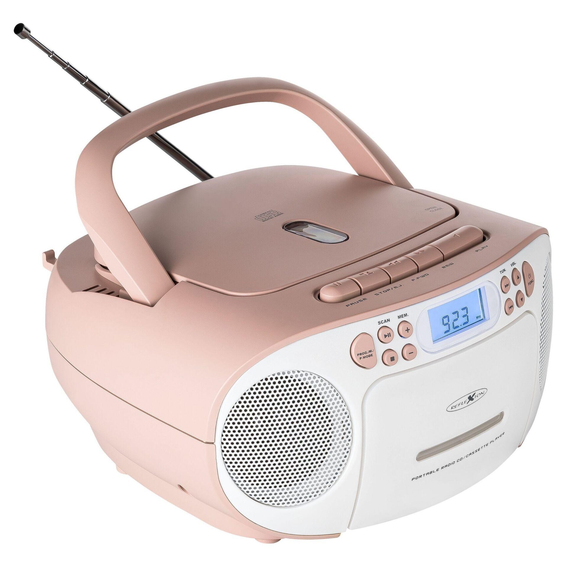 Reflexion RCR2260 Portable Rose, Blanc - Reflexion RCR2260, Portable,