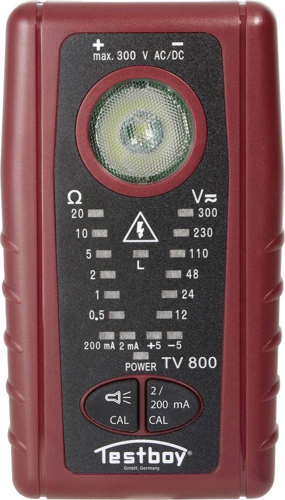 Testboy TV 800 Durchgangsprüfgerät CAT III 300V Akustik