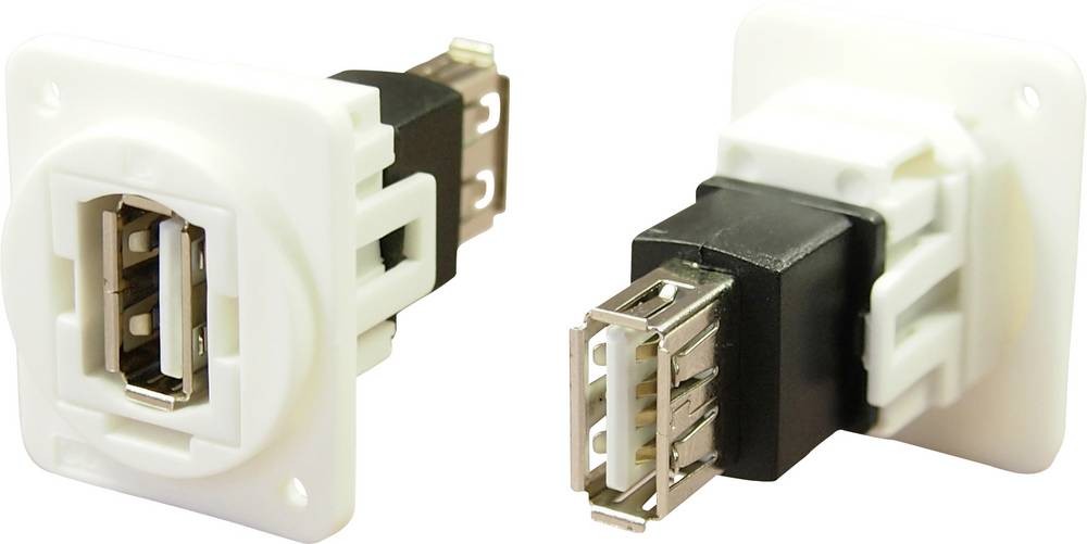 Cliff Adapter, Buchse, Einbau USB-Buchse Typ A - USB-Buchse Typ A