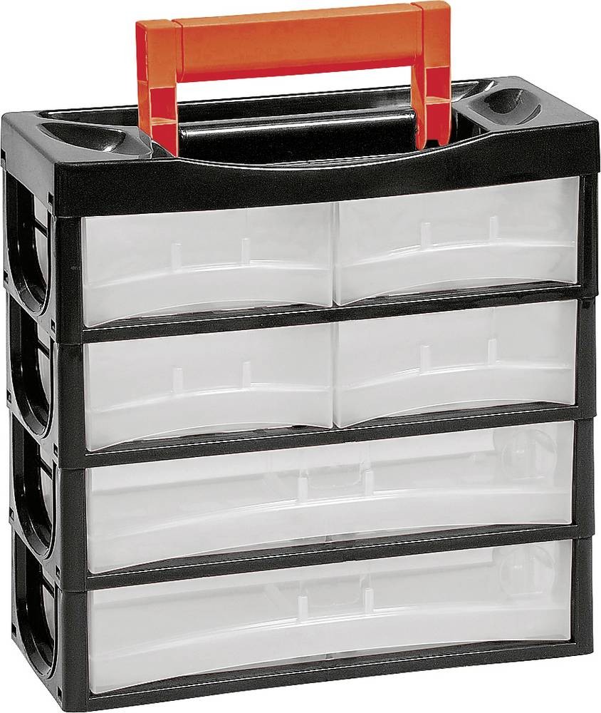 Alutec 66011 Sortimentssuitcase Anzahl Fächer: 6 Inhalt 1 pc(s)