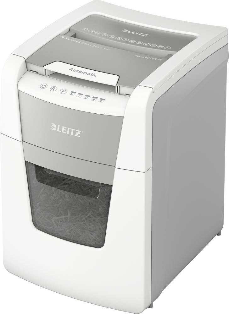 Leitz IQ Autofeed Small Office 100 P5 Aktenvernichter 100 Blatt