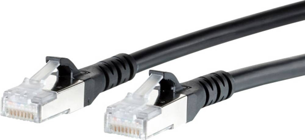BTR NETCOM 1308451500-E cable de red Negro 1,5 m Cat6a S/FTP (S-STP) -