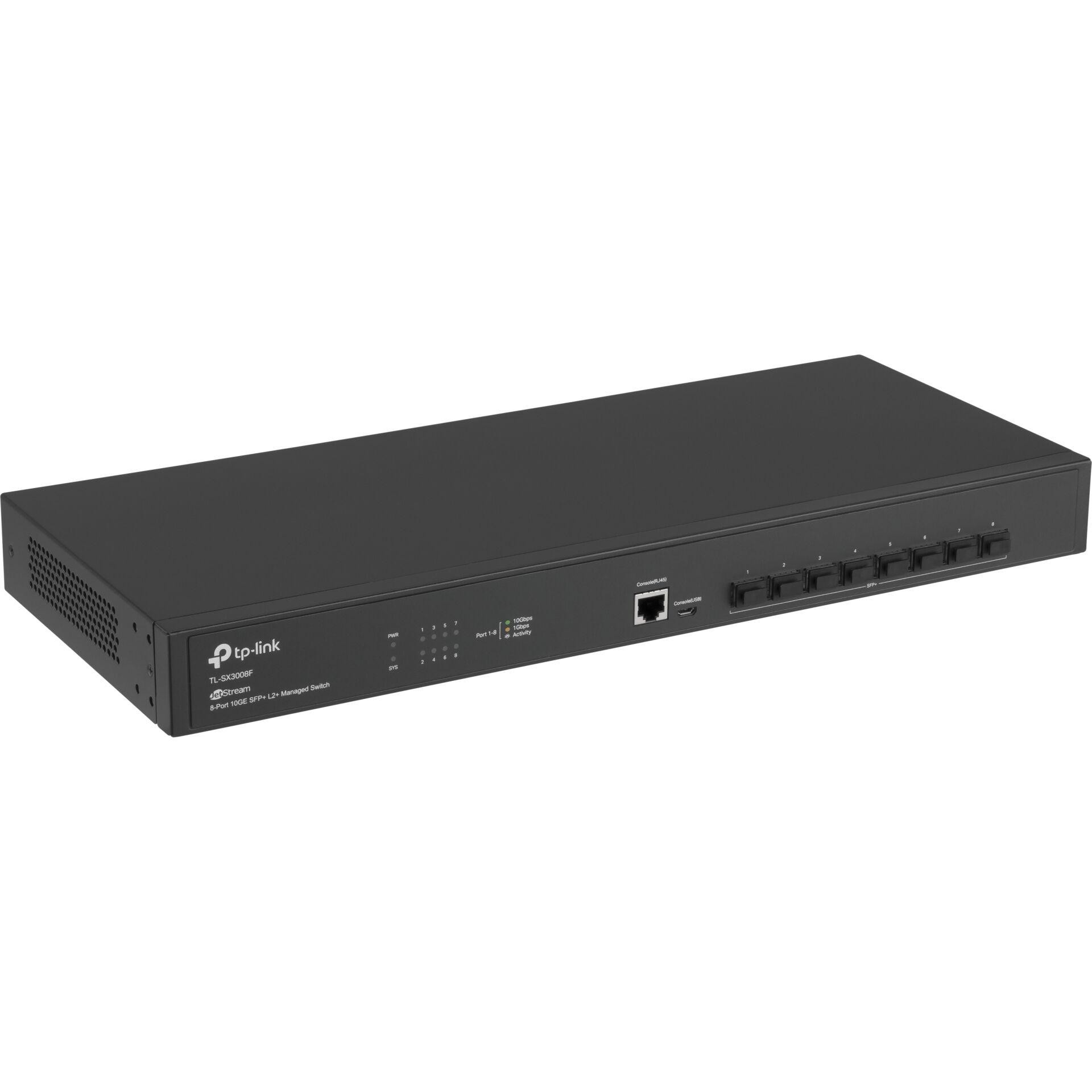 TP-Link Omada SX3008F commutateur réseau Géré L2/L3 Noir - TP-Link