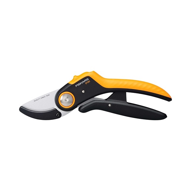 Fiskars Plus PowerLever sécateur Enclume Noir, Orange - Fiskars Plus