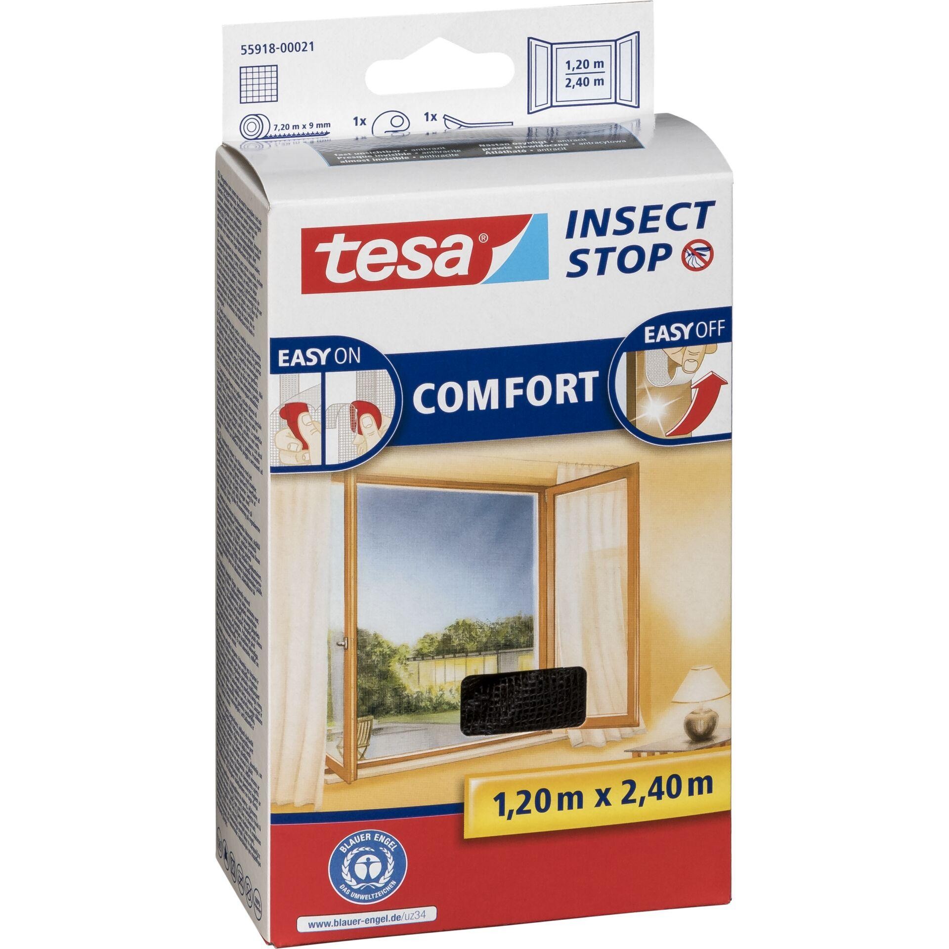 TESA Insect Stop Comfort red anti mosquitos Ventana Plata - TESA