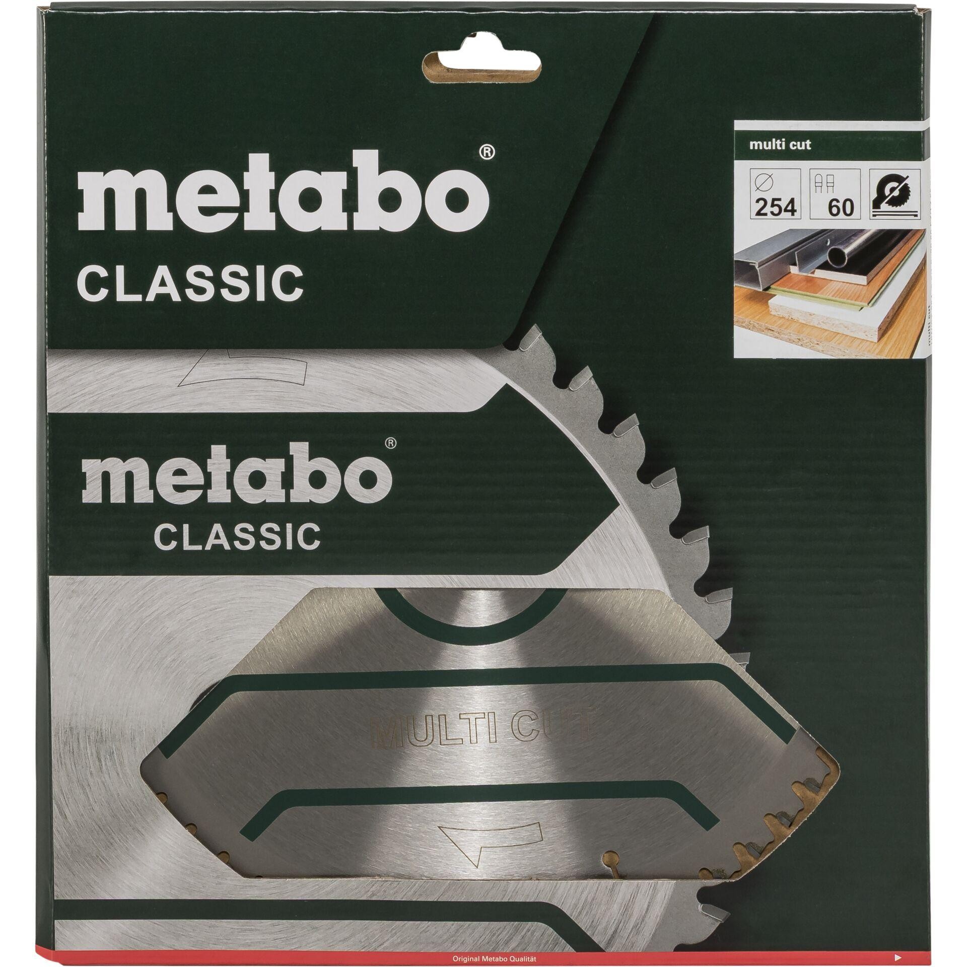 Metabo MULTI CUT CLASSIC 628285000 saw blade 254 x 30 x 1.8mm Zä