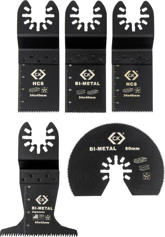 C.K T0870 saw blade-Set 5teilig 1 Set