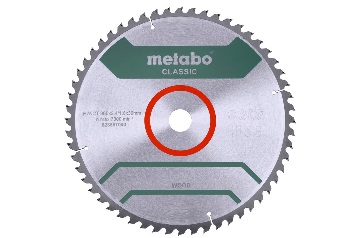 Metabo PRECISION CUT WOOD CLASSIC 628657000 saw blade 305 x 30 x 1.6