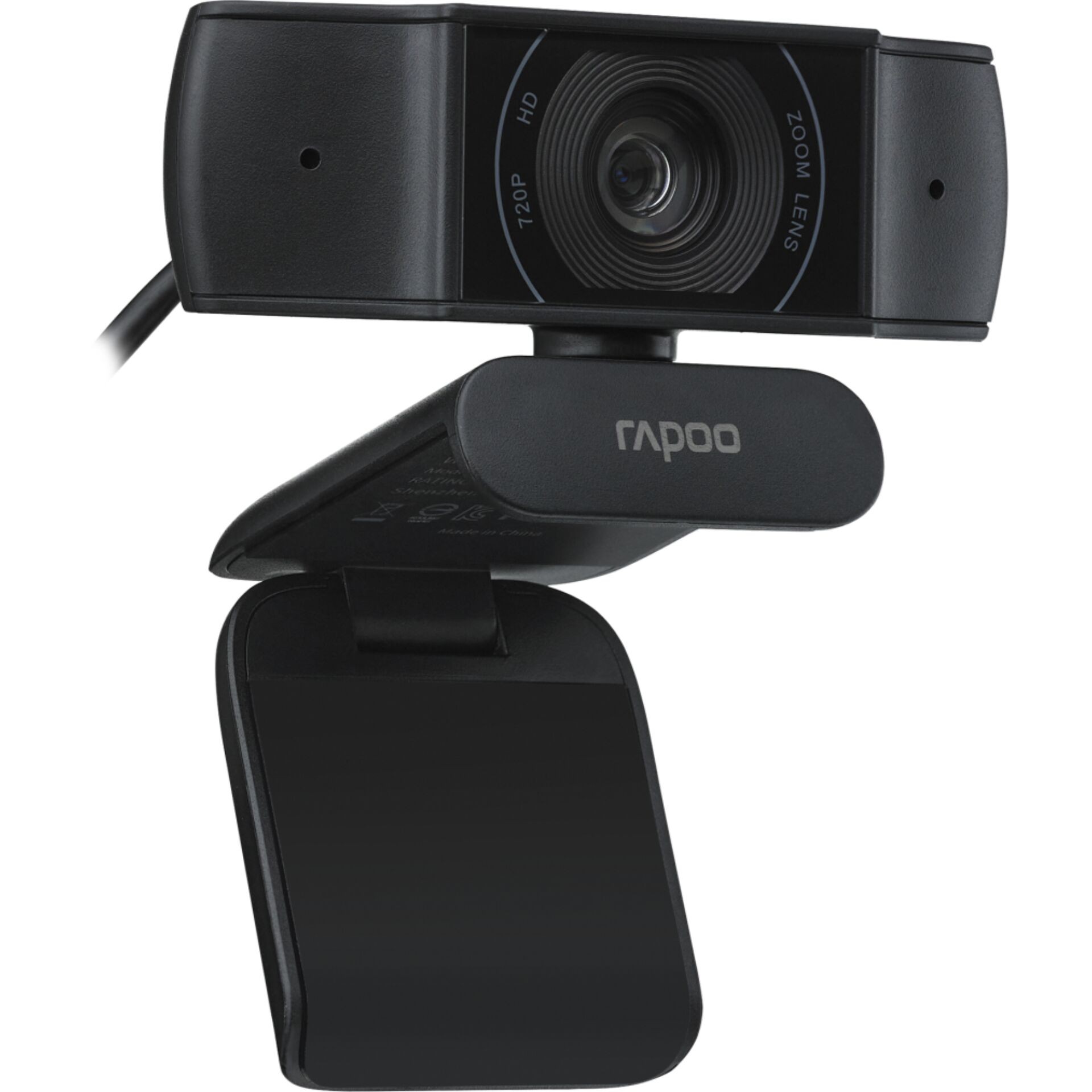 Rapoo XW170 webcam 1280 x 720 pixels USB 2.0 Black - Rapoo XW170,