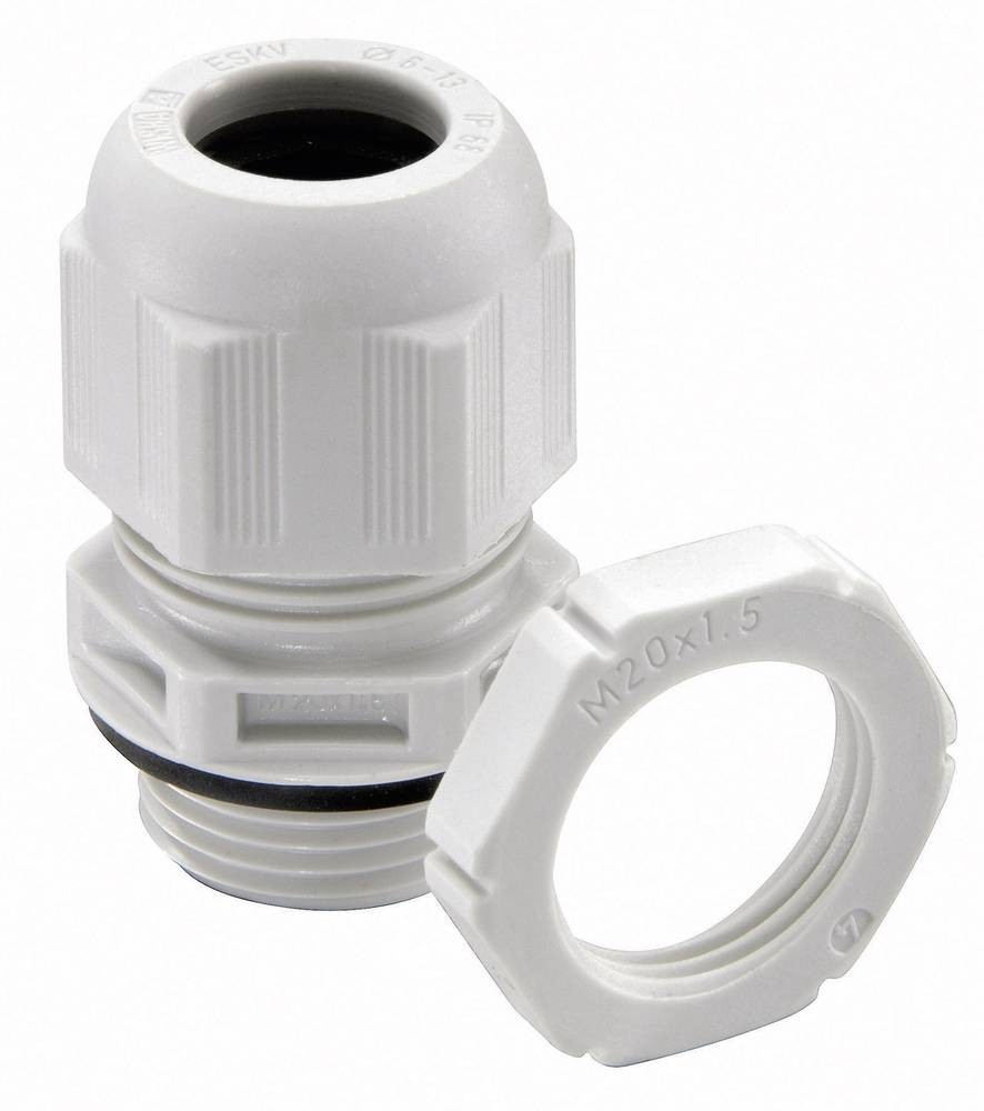 Wiska 10066525 Kabelverschraubung M16 Polyamid grigio chiaro (RAL