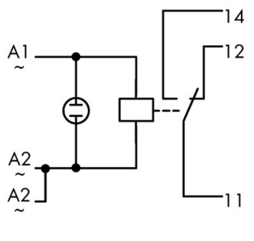 WAGO 789-508 Industrierelais Nennspannung: 230 V/AC Schaltstrom (max.)