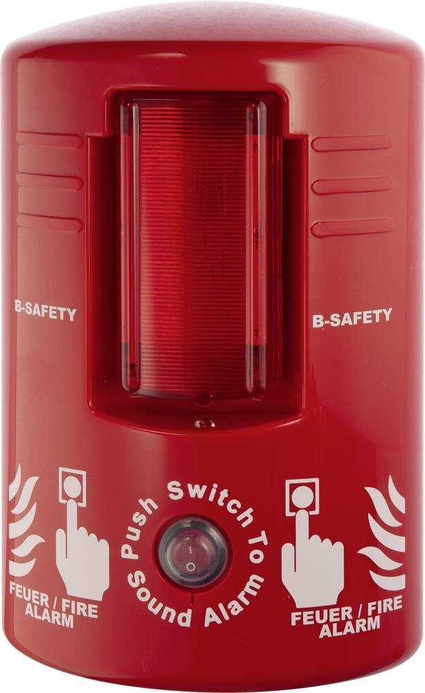 B-SAFETY TOP-ALARM Brandmelder batteriebetrieben (B x H x T) 75 x 260