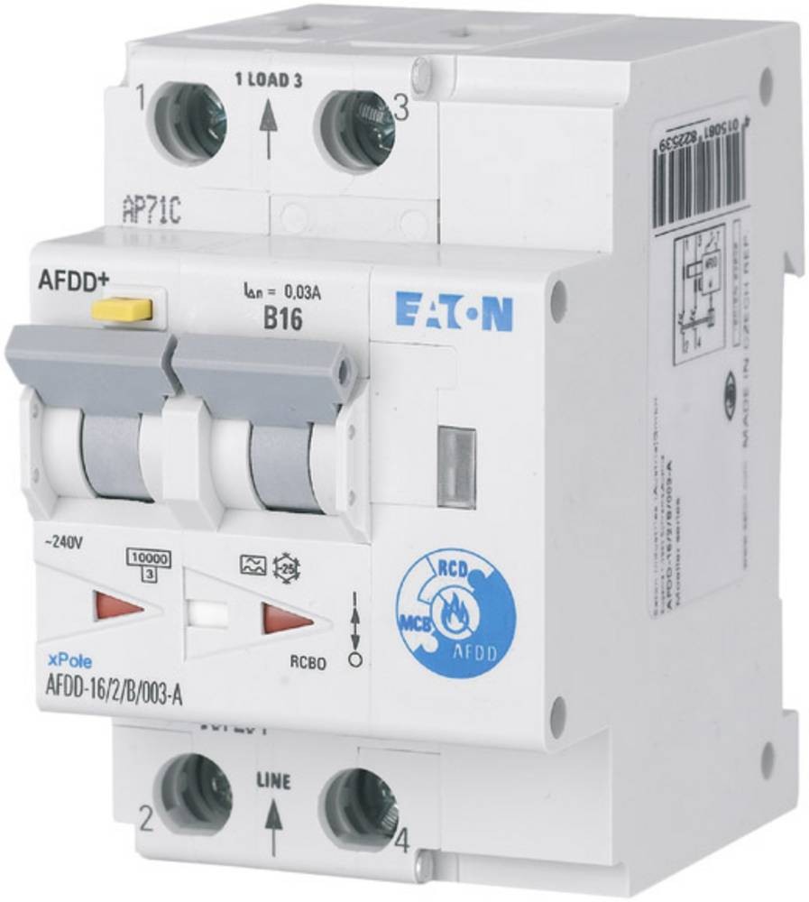 Eaton 187204 Brandschutzschalter 2polig 16 A 0.03 A 230 V/AC 1 St.