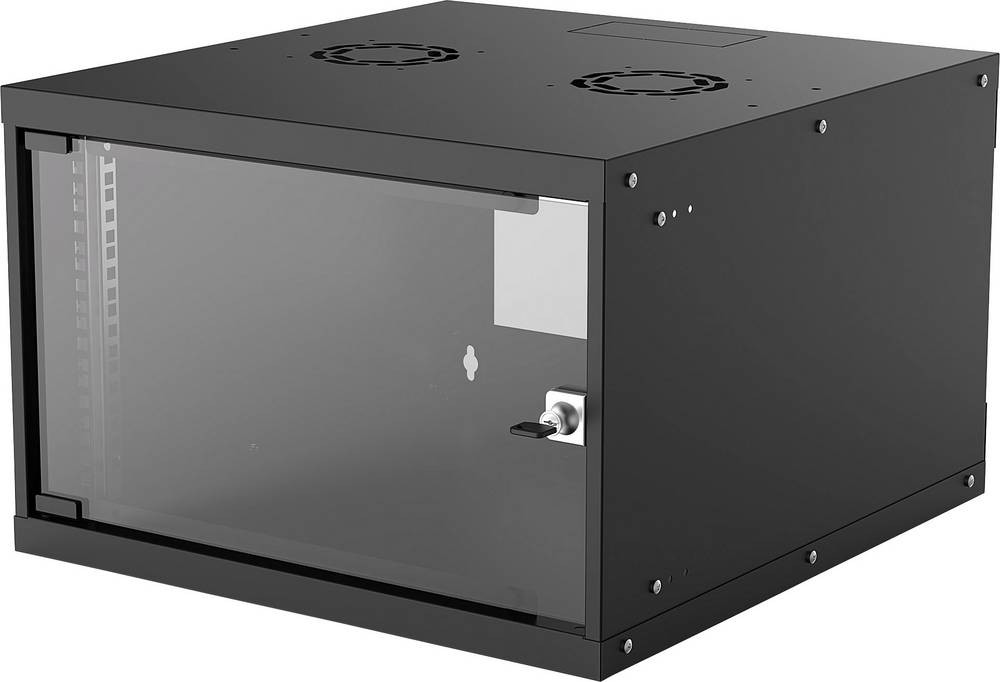 Intellinet 714785 rack 6U Da parete Nero - Intellinet 714785, Da