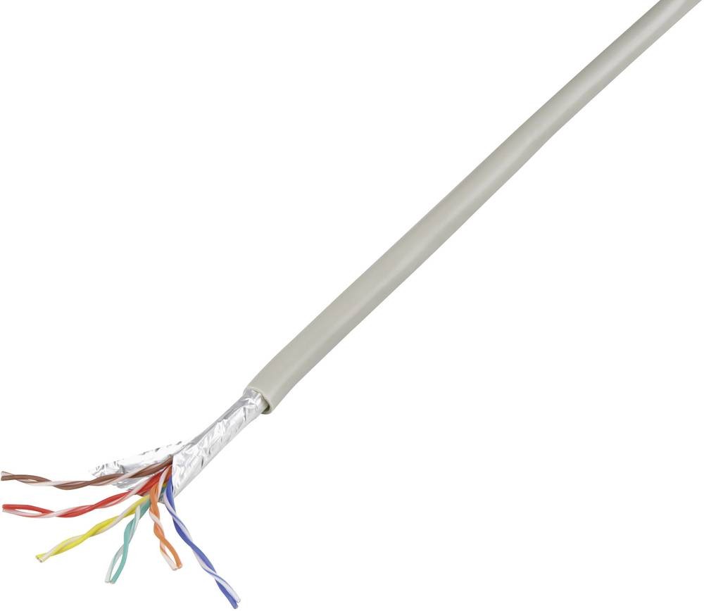 TRU COMPONENTS 1568142 Telefoncâble J-Y(ST)Y 6 x 2 x 0.6mm gris 25m
