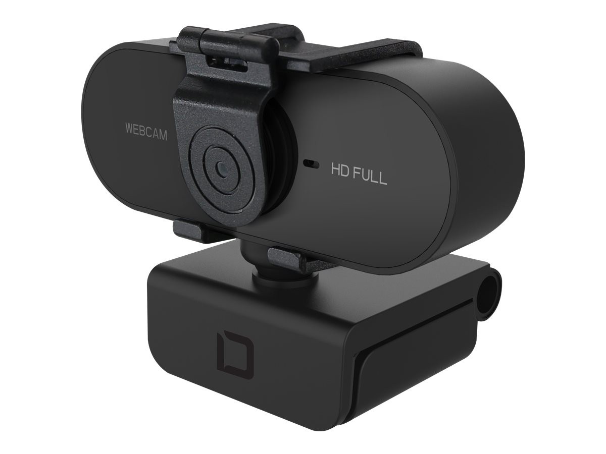 Dicota Webcam PRO Plus Full HD - schwarz