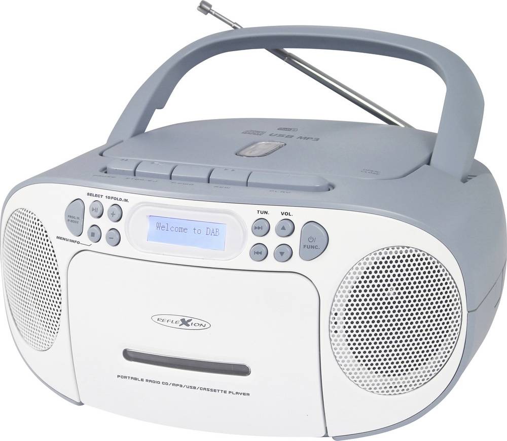 Reflexion RCR2260DAB 24 W DAB+, FM Blue, White MP3 playback -
