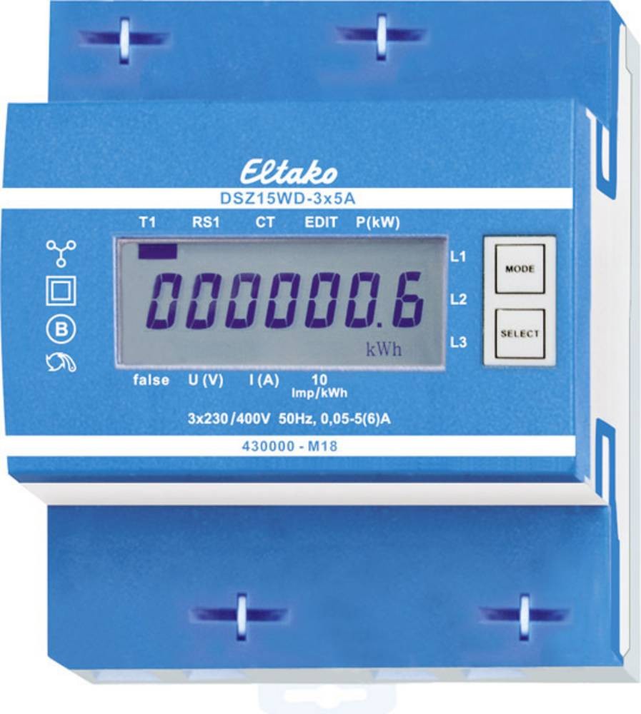 Eltako DSZ15WD-3x5A MID 28305015 Drehstromzähler with