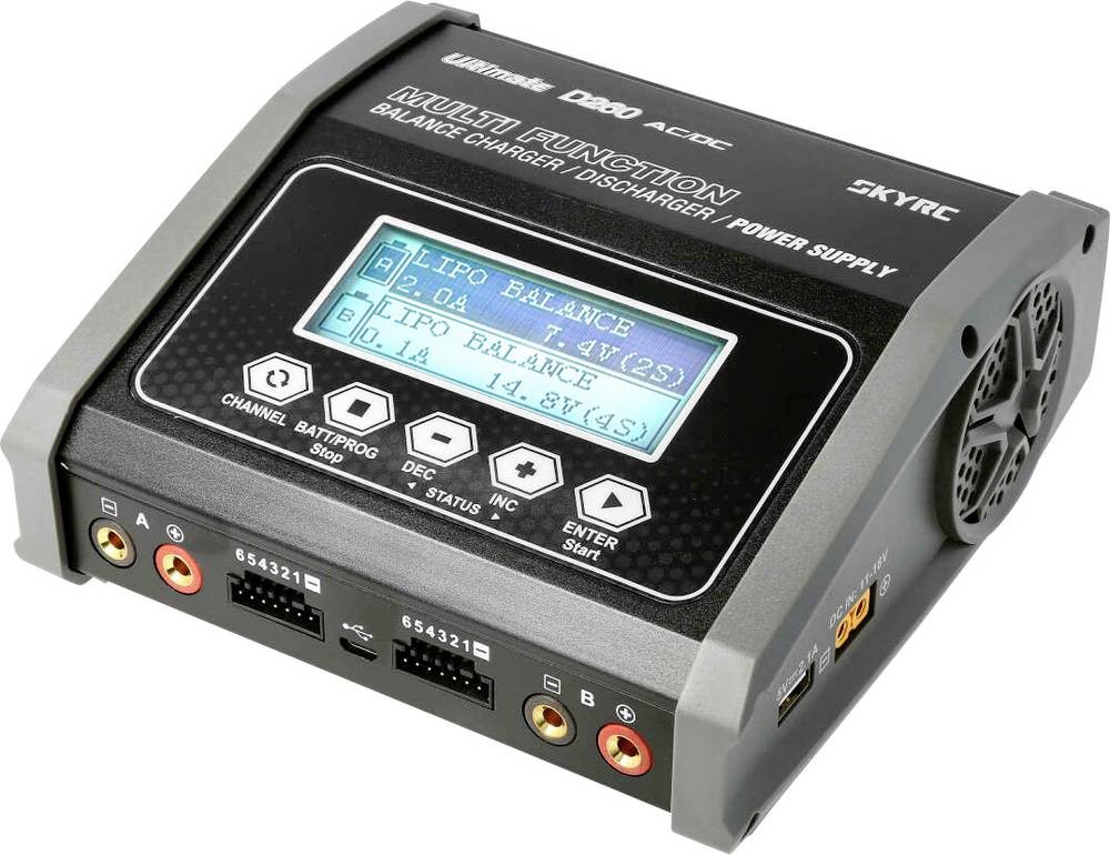SKYRC D260 Modellbau-Ladegerät 14A Blei, LiFePO, LiHV, LiIon, LiPo,