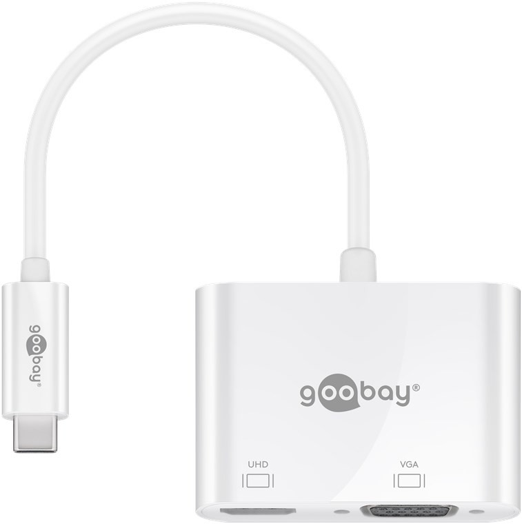 Goobay USB-C Multiport-Adapter HDMI+VGA