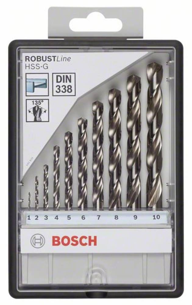 Bosch Accessories 2607010535 HSS Metall-Spiralbohrer-Set 10teilig 1