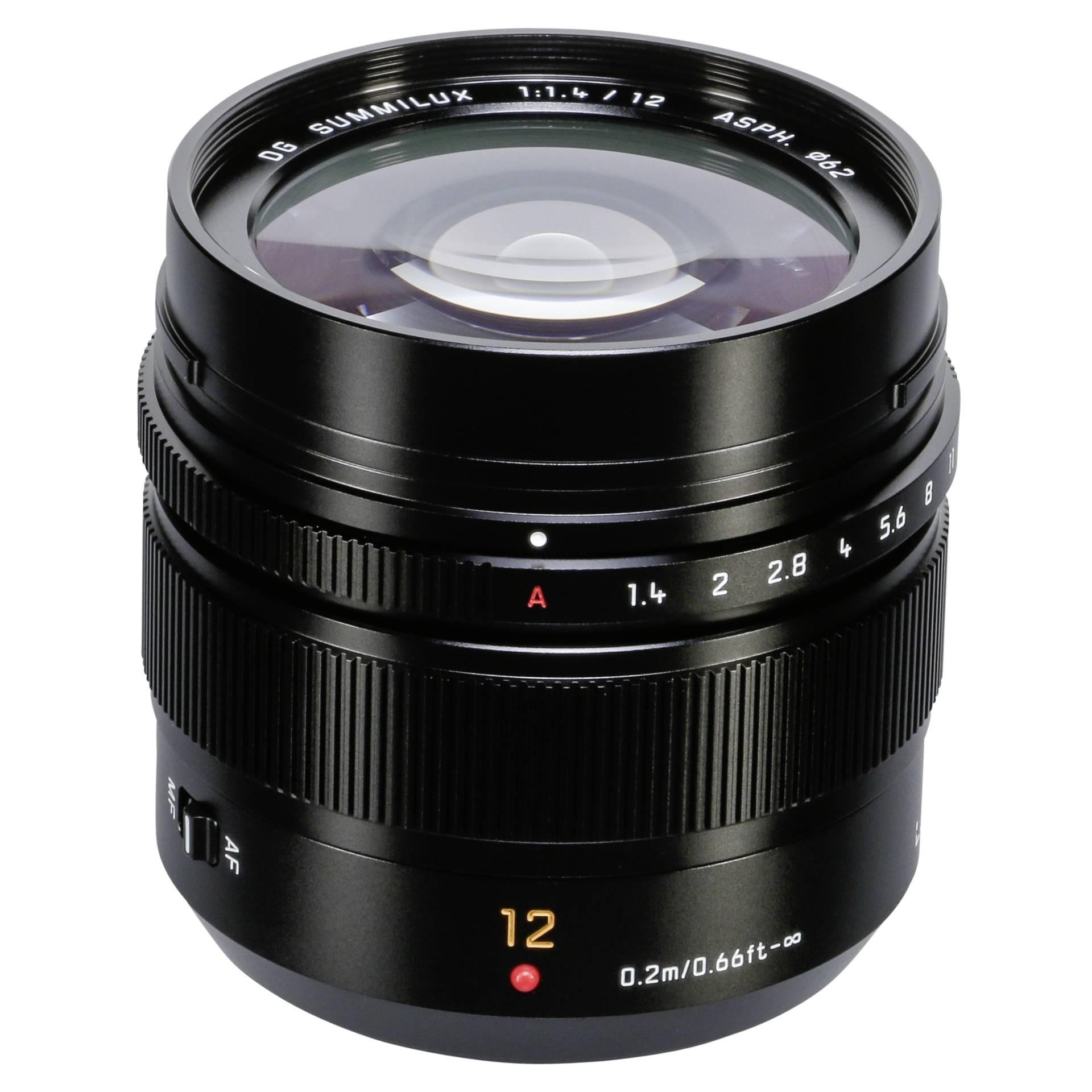 Panasonic H-X012E camera lens SLR Ultra-wide lens Black - Panasonic H-
