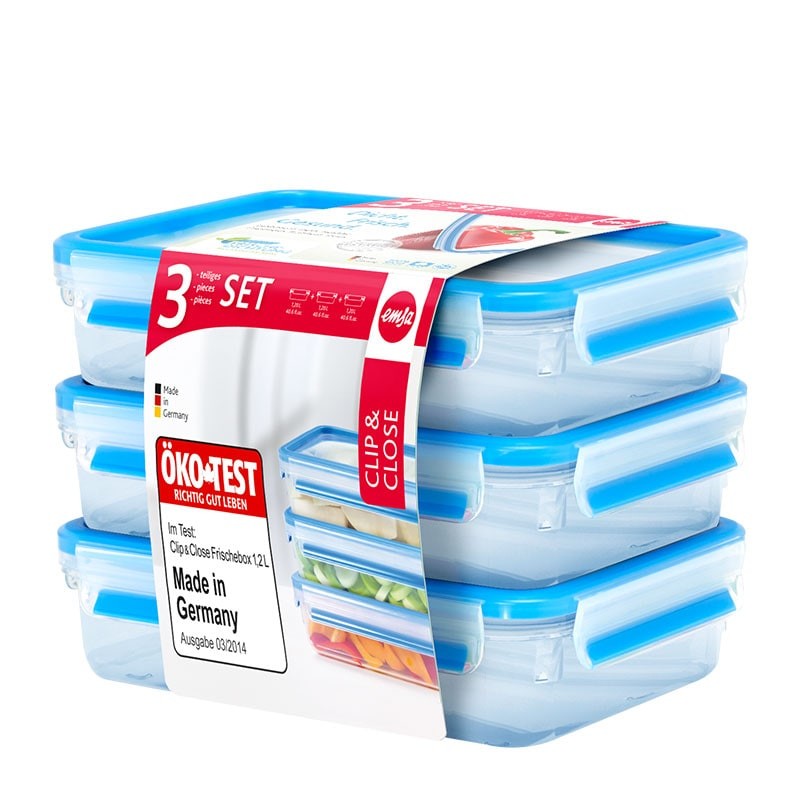 EMSA 515645 food storage container Rectangular Box 1.2 L Transparent