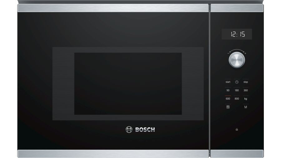 Bosch Serie 6 BFL524MS0 micro-onde Noir, Acier inoxydable Micro-onde