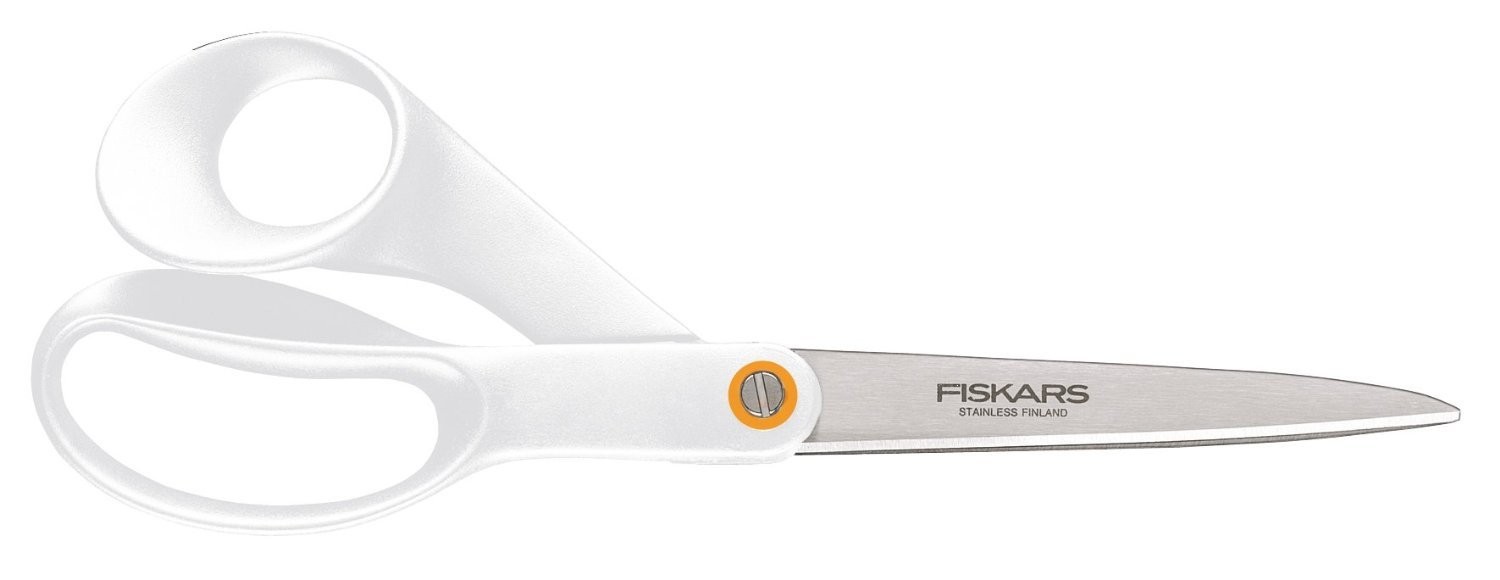 Fiskars 1020412 Universalschere Rechtshänder 210mm white