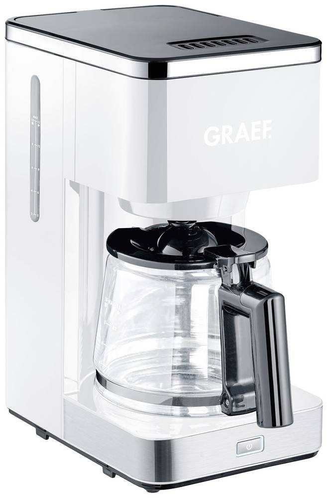 Graef FK 401 Kaffeemaschine Weiß Fassungsvermögen Tassen=10