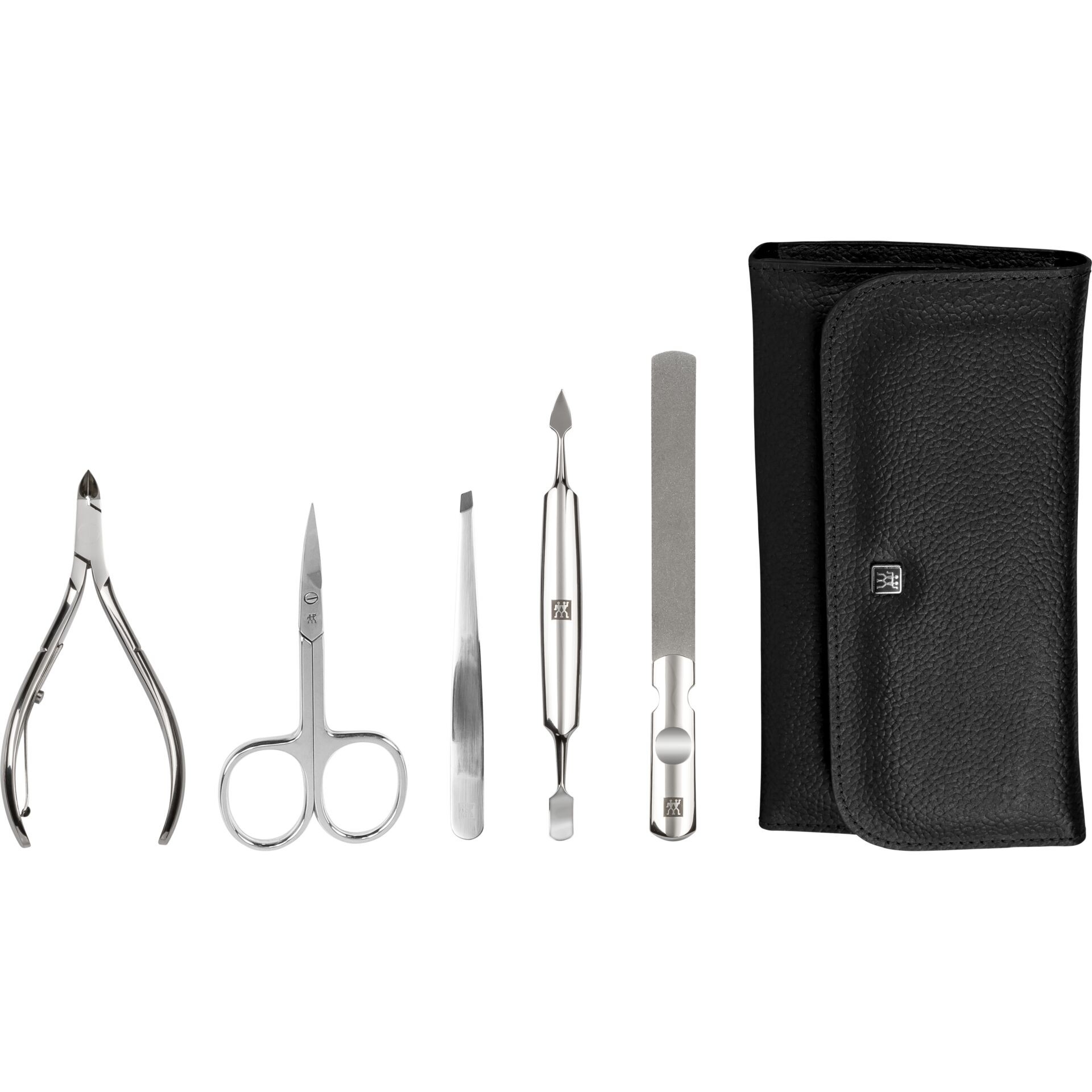 Zwilling Maniküre Pediküre Set 5tlg. avec Nagelzange, cuir