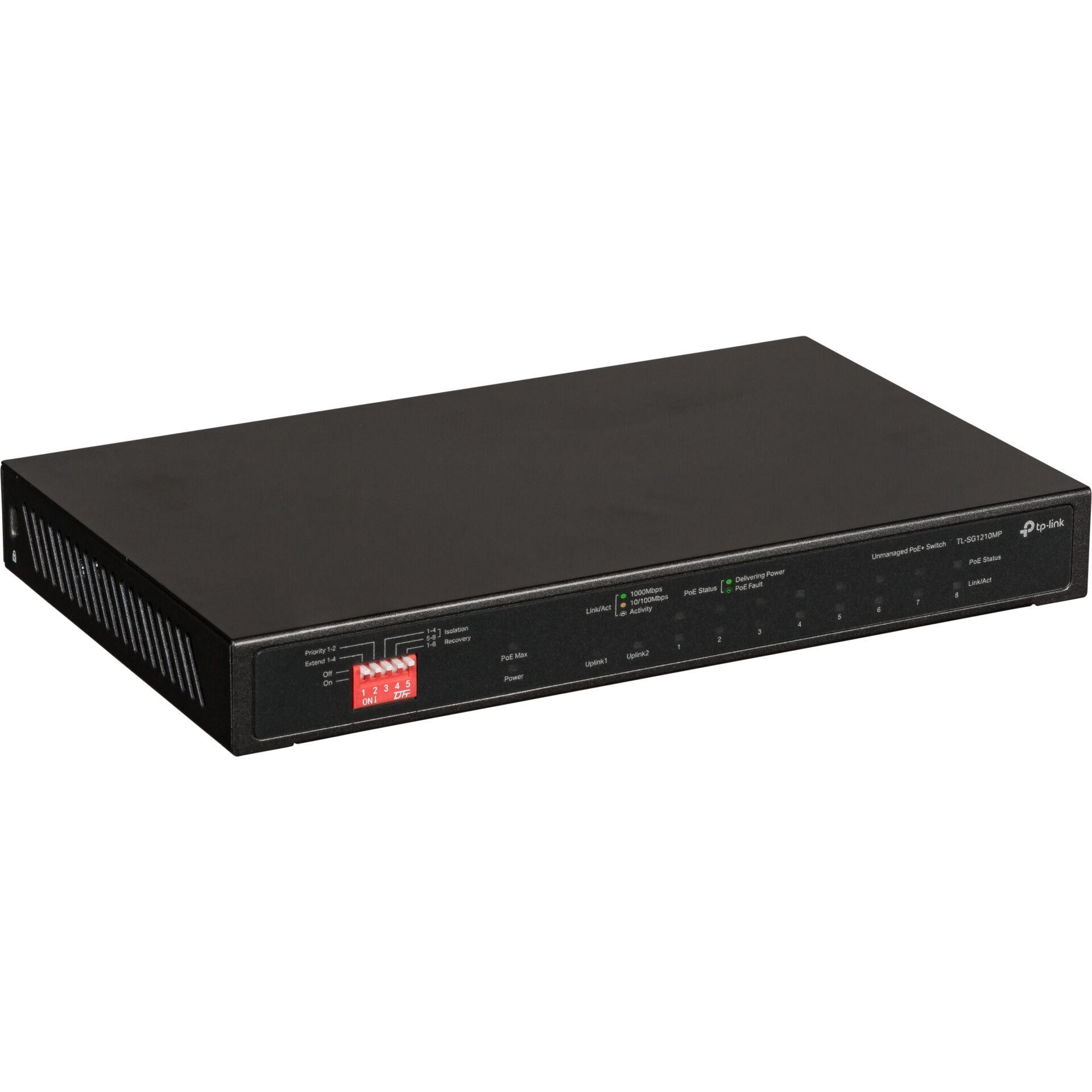 TP-Link TL-SG1210MP 10-Port Gigabit PoE+ Desktop Switch