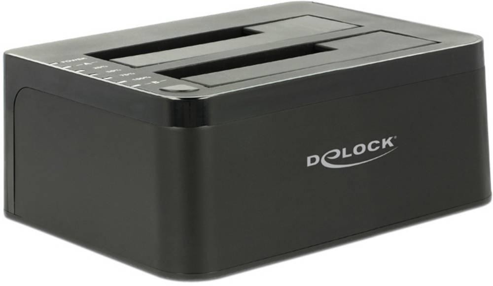 Delock 62661 SATA 6 Gb/s, DC-Buchse 3.5mm Festplatten-Dockingstation