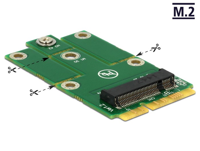 Delock Adapter miniPCIe > M.2 NGFF